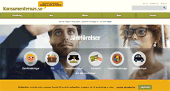 Desktop Screenshot of konsumenternas.se